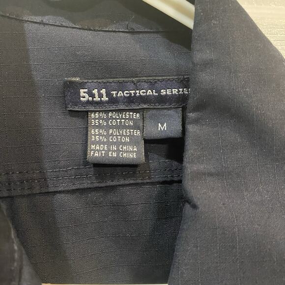 Men's 5.11 Tactical Series Station Jacket - Size M - Midnight Navy - Picture 4 of 4